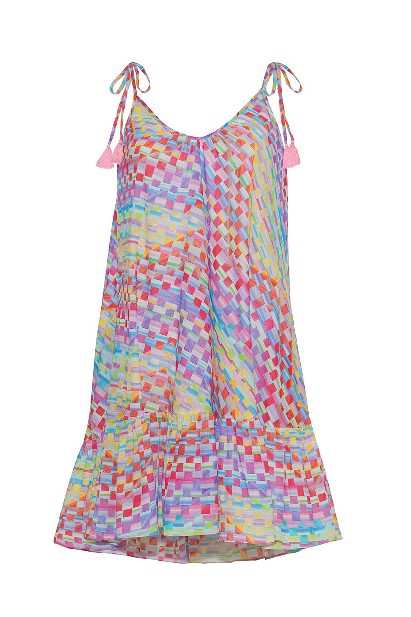 RAINBOW SWING DRESS – Sara Joy